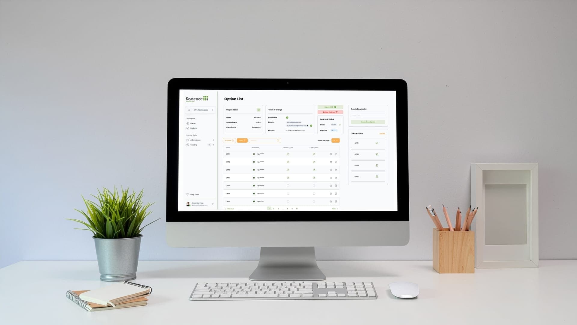 Kadence Internal System